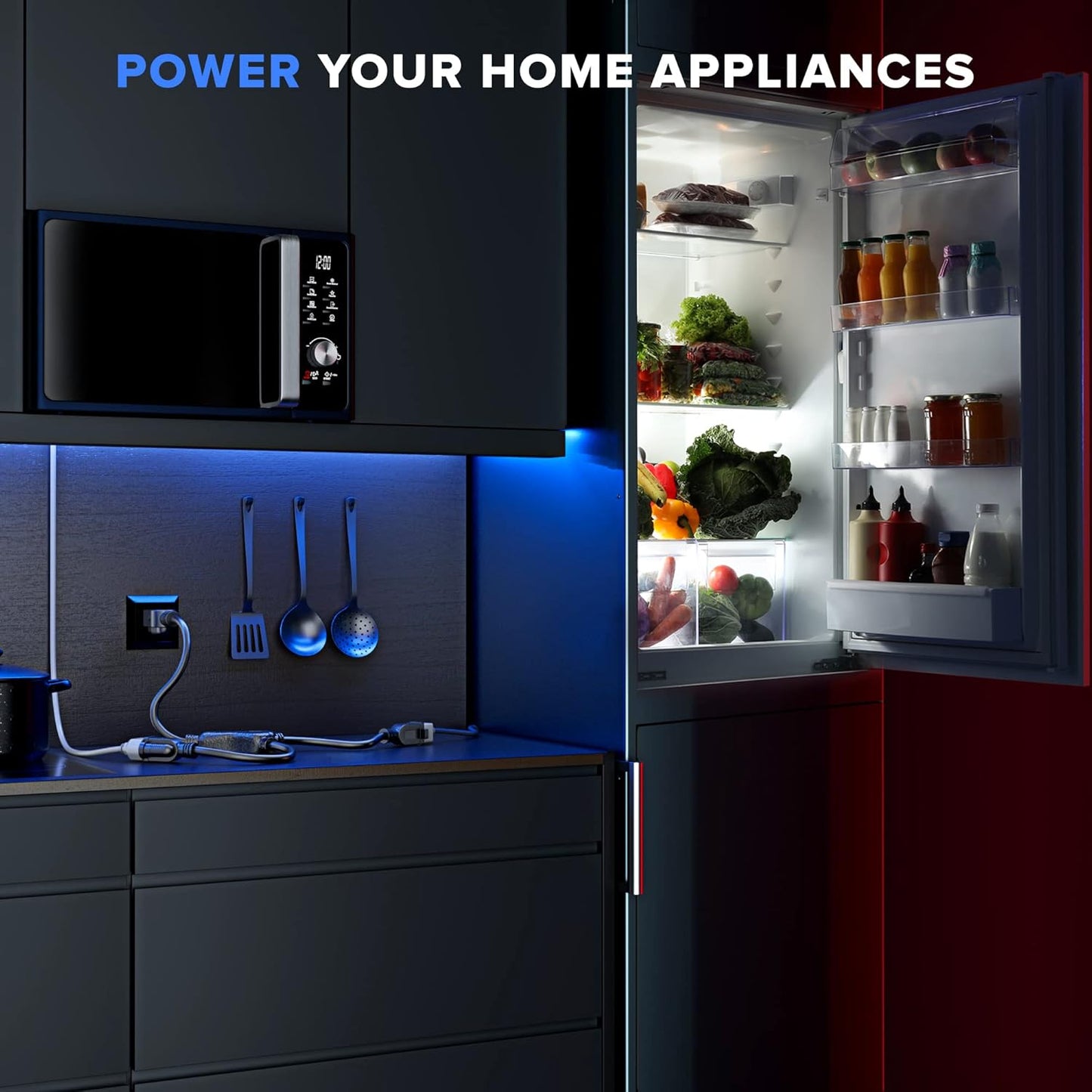 Maximm Extension Cord Splitter 12/3 AWG 1 to 2 Outlet, 14 Inches (2 Pack) Indoor/Rated, Heavy Duty Power Cords with Multiple outlets, 12 Gauge Wire Grounded (2 Pk)