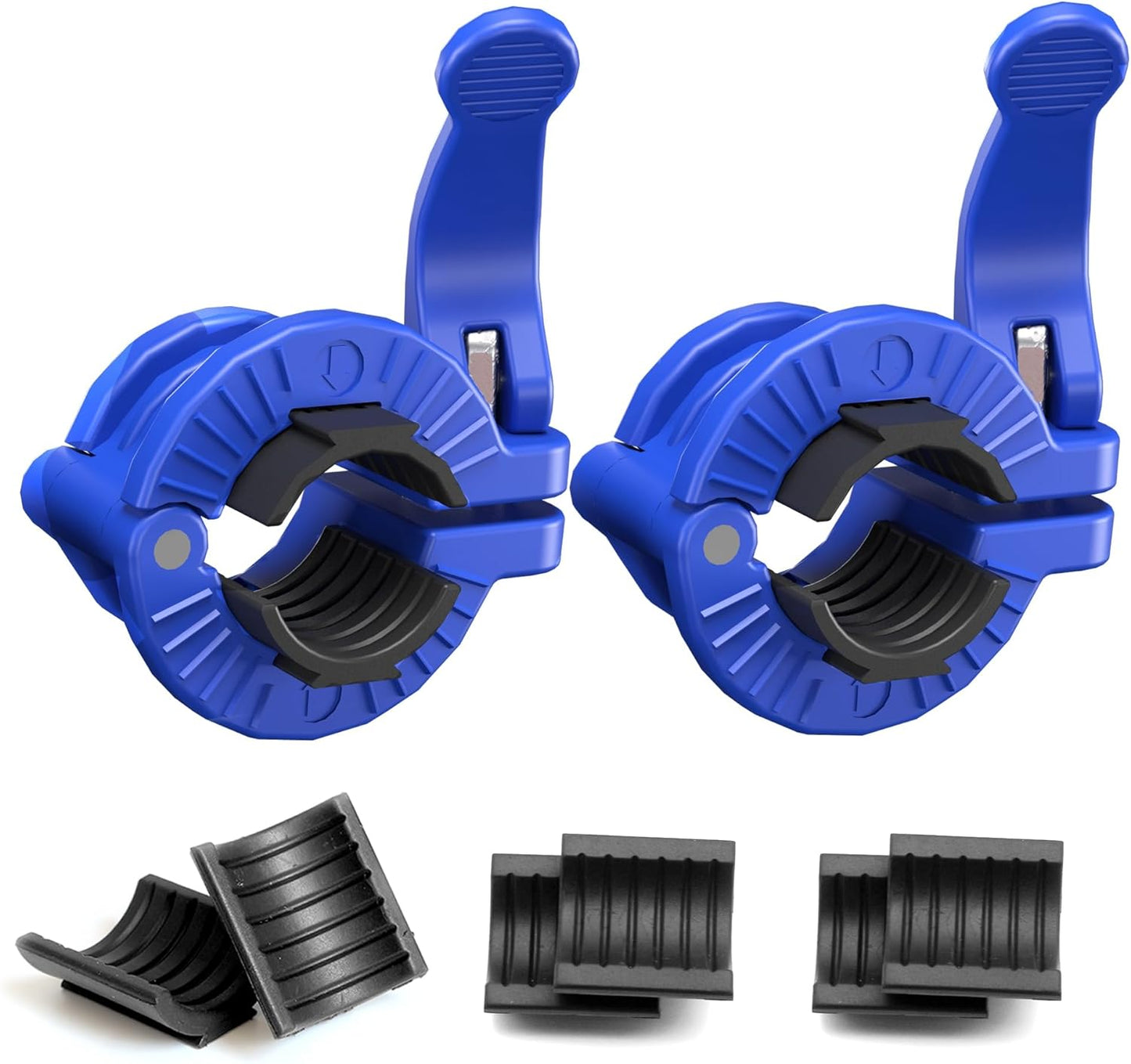 MAXRICH Barbell Clamp 1 inch Multiple Sizes & Adjustable Weight Clips for Quick Release Barbell Collars