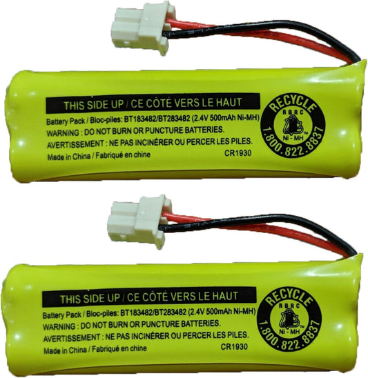 JustGreatDealz Battery BT183482 BT283482 for Vtech Cordless Telephones CS6114 CS6409 CS6419 DS6401 DS6421 DS6422 DS6423 DS6424 DS6425 DS6426 DS6472 LS6405 LS6425 LS6426 LS6475 LS6476 (2-Pack)