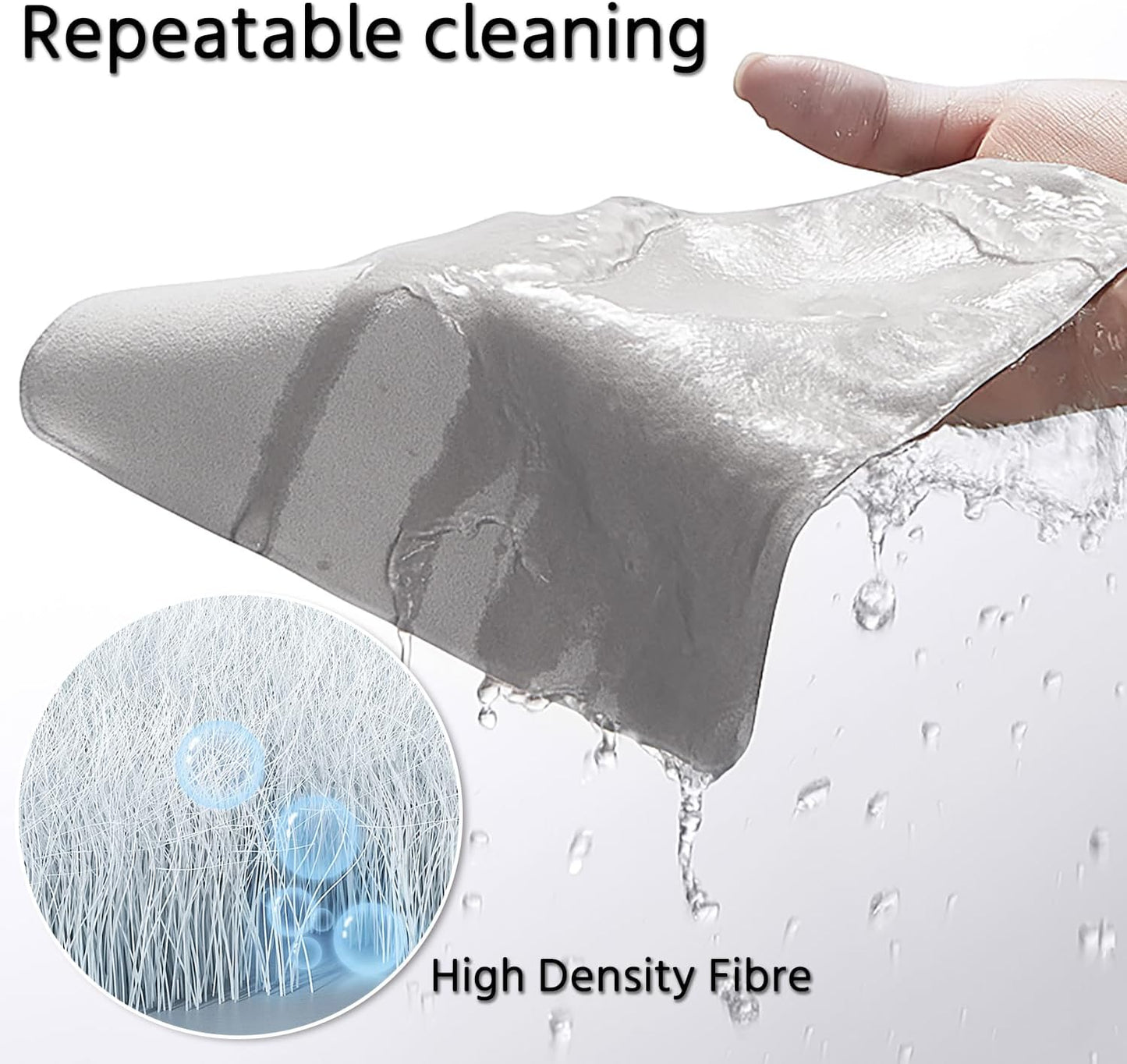 KEANBOLL 2-Pack 15.6 inch Laptop Microfiber Liner Cleaning Cloth, Laptop Keyboard Protector, Cleaning Screen Dust, Compatible with All 15.6"-16" Laptop