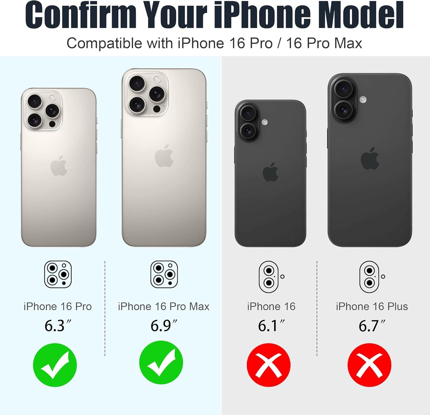 AGVEE 3+3 6 Pack for iPhone 16 Pro 6.3" / 16 Pro Max 6.9" Camera Lens Cover Protector, Bling Glitter & CD-Textured Metal Ring 9H Tempered HD Glass Camera Cover Protector Film, Glitter-Natural