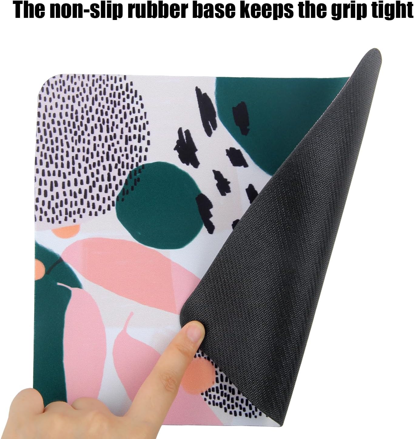 Mouse Pad, Gaming Mouse Pad, Non-Slip Rubber Base Mouse Mat with Designs for Laptop, Computer & Office, 9.5 x 7.9 x 0.12 inches (Morandi Painting 2)