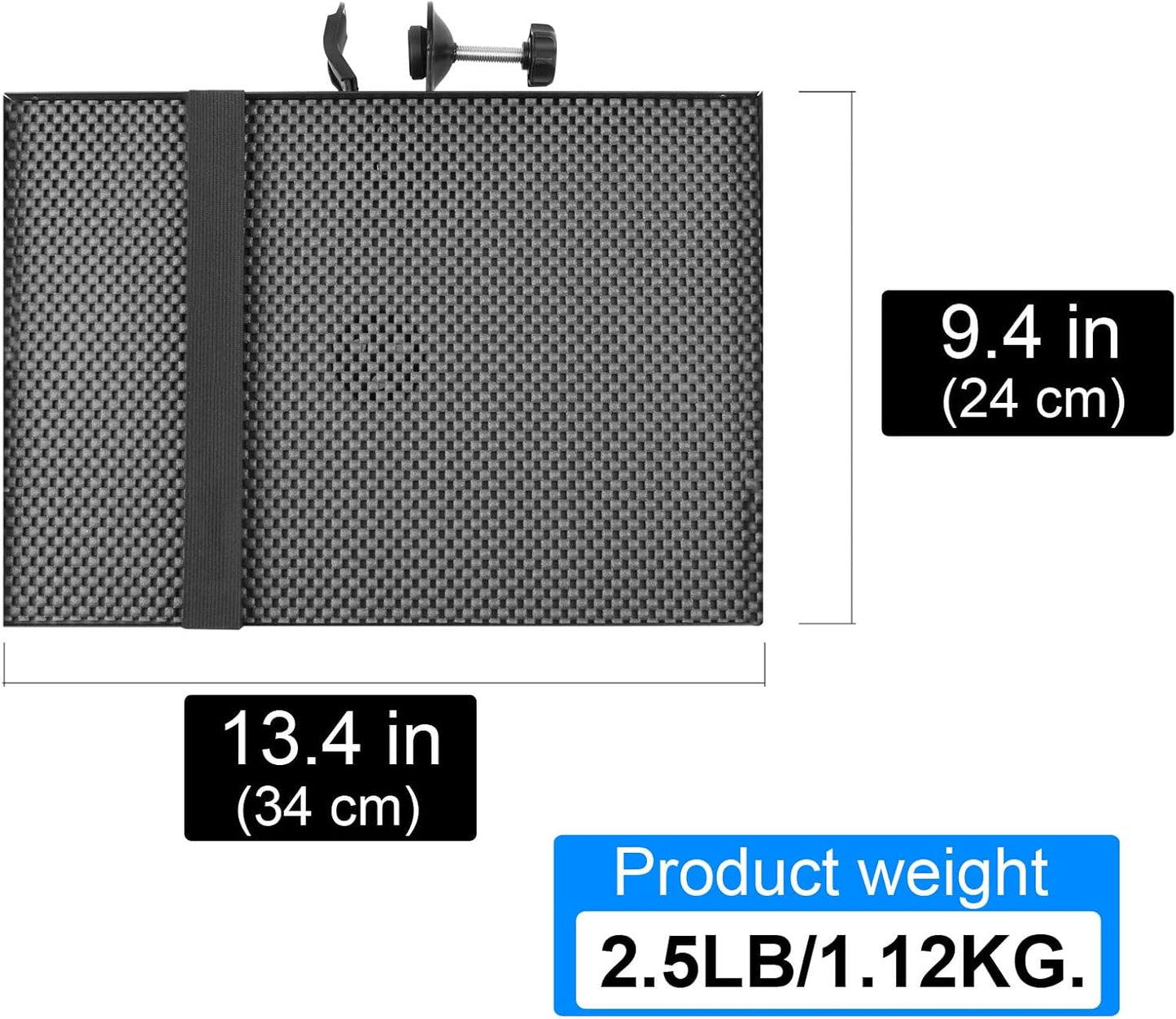 Mr.Power Microphone Stand Rack Tray Holder for Stage, Live Streaming, Recording (13" x 9")(Large)