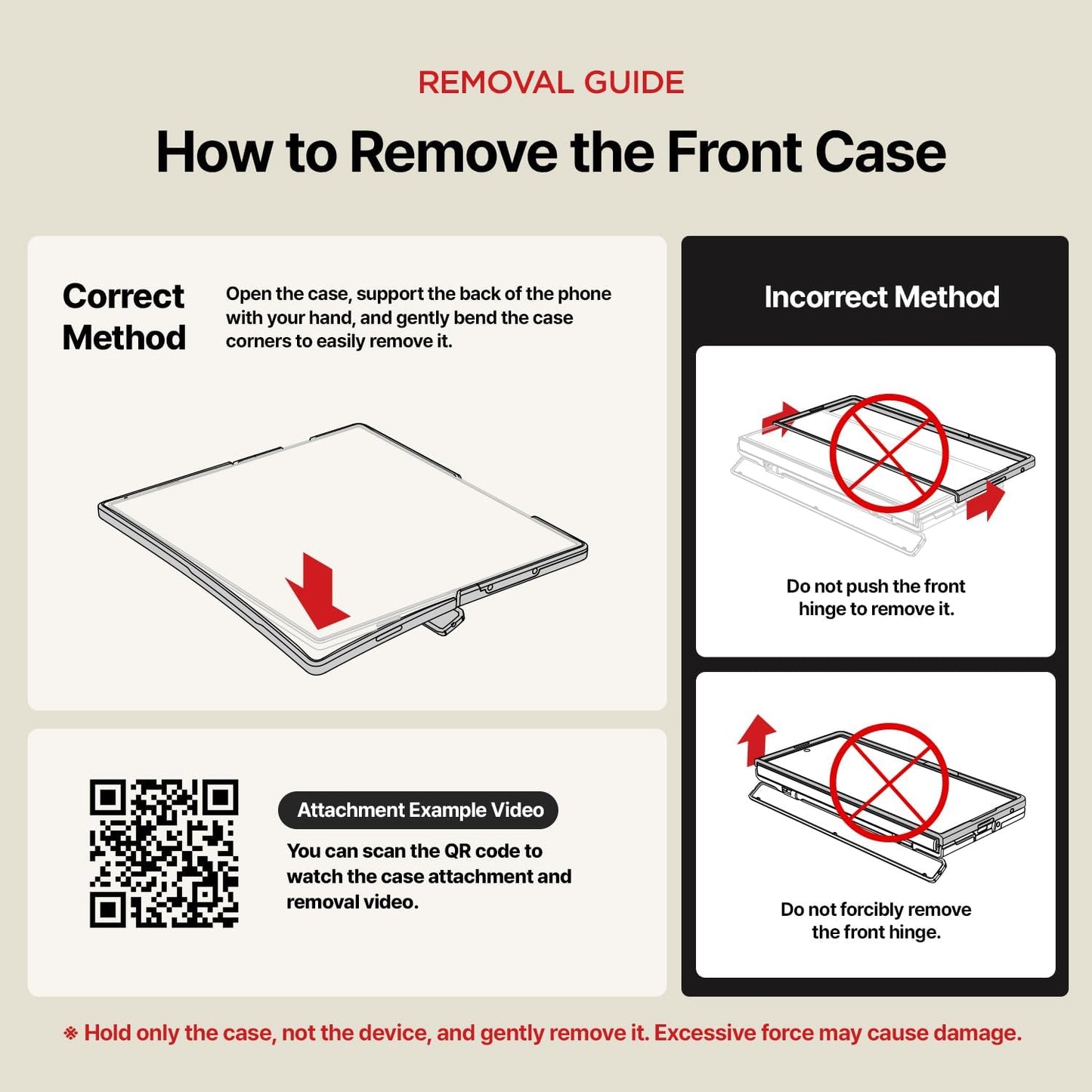 VRS DESIGN Terra Guard Modern for Galaxy Z Fold 7 (2025) – Magnetic Phone Case with Built-in Screen Protector, Rugged Dual Layer Protection & Spring-Loaded Hinge Cover (Ice Blue)