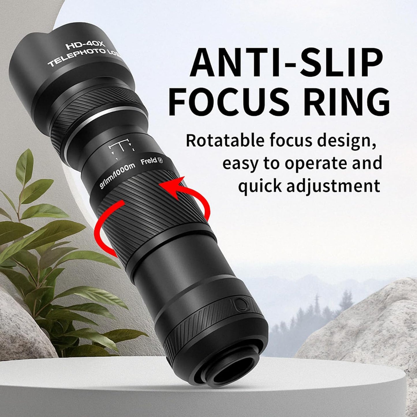 28X Telephoto Lens for iPhone Android Phones, 2-in-1 Mobile Phone Camera Lens Kit with Universal Clip, HD Magnifier for Smartphone Photography - Compatible with All Smartphones