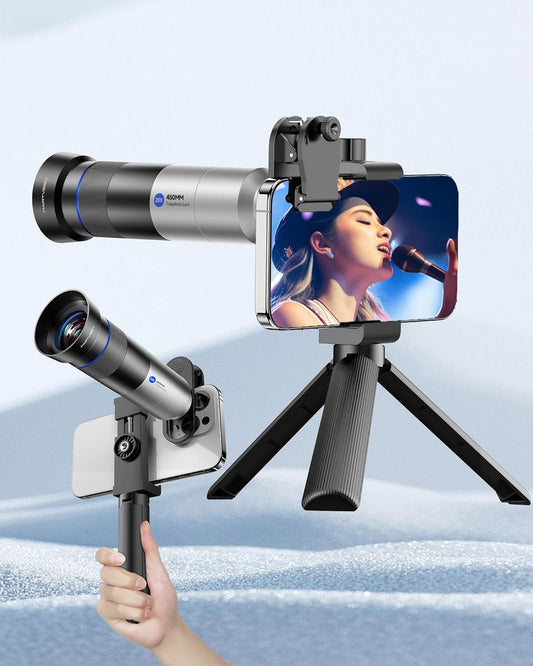 Phone Camera 28X HD Telephoto Lens, Night Filming Artifact, Long Distance/Portraits/Macro Photography, for Most iPhone 16 15 14 13 12 11 Samsung Smartphone