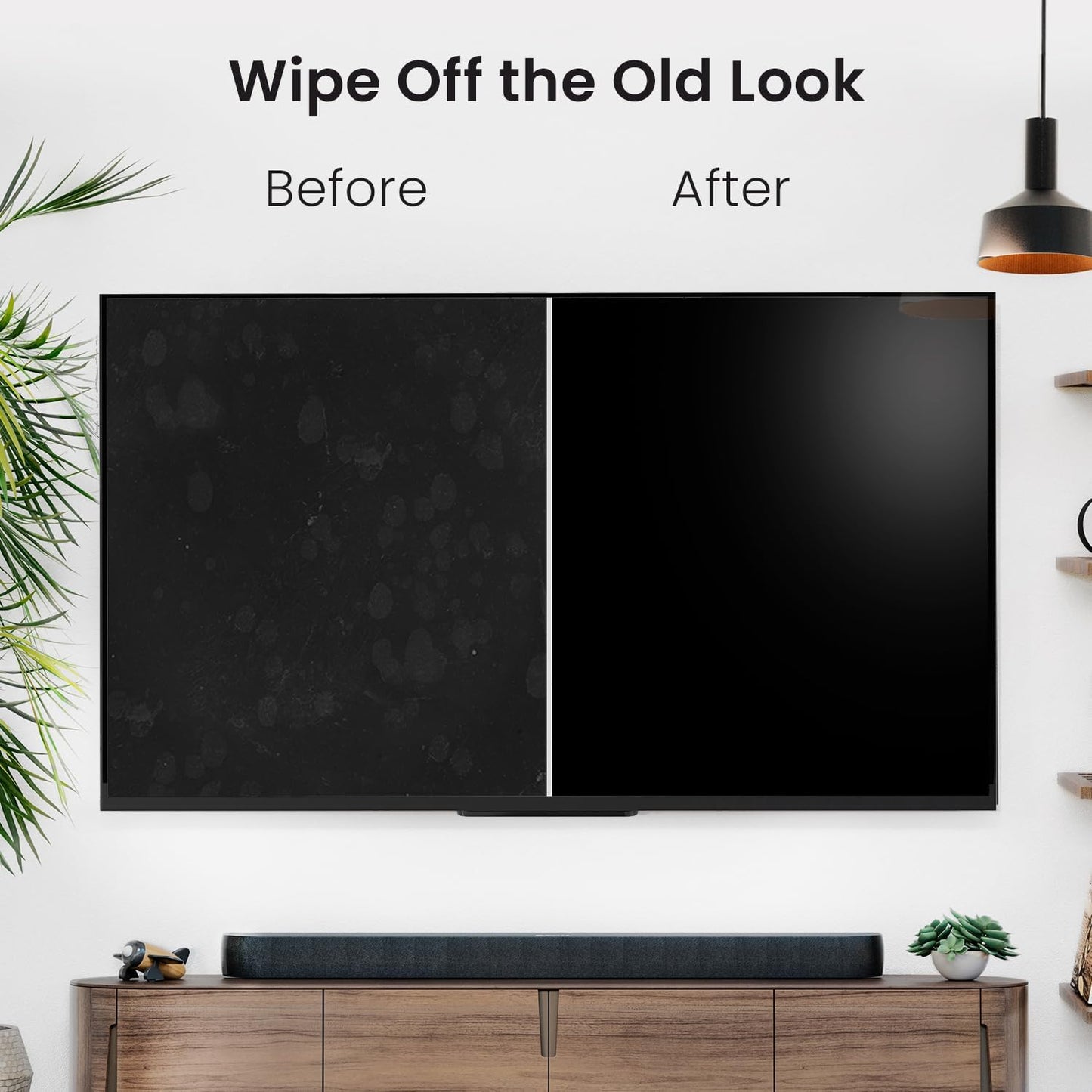 EVEO® Screen Cleaner Spray Kit (Streak-Free) TV Screen Cleaner for Smart TV, LCD, LED, OLED | Computer Screen Cleaner Spray and Wipe Microfiber Cloth - TV, Monitor, Laptop, iPad, Car - 6.7oz 1 Pack