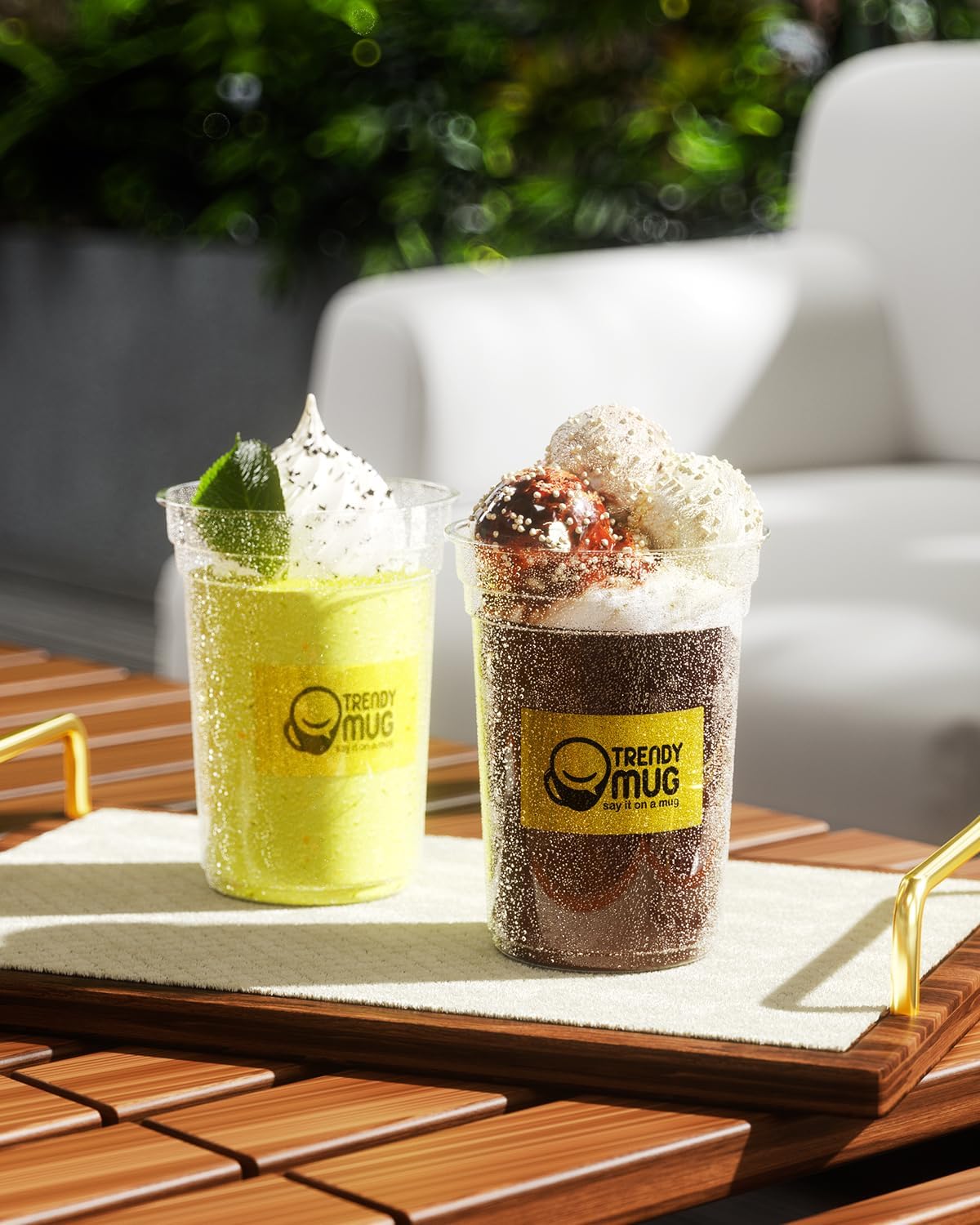 MUNBYN 2.25x1.25 Inch Gold Transparent Thermal Labels, Rectangle Fine Glitter Printable Thermal Stickers for Small Businesses, 500 Labels/1 Roll