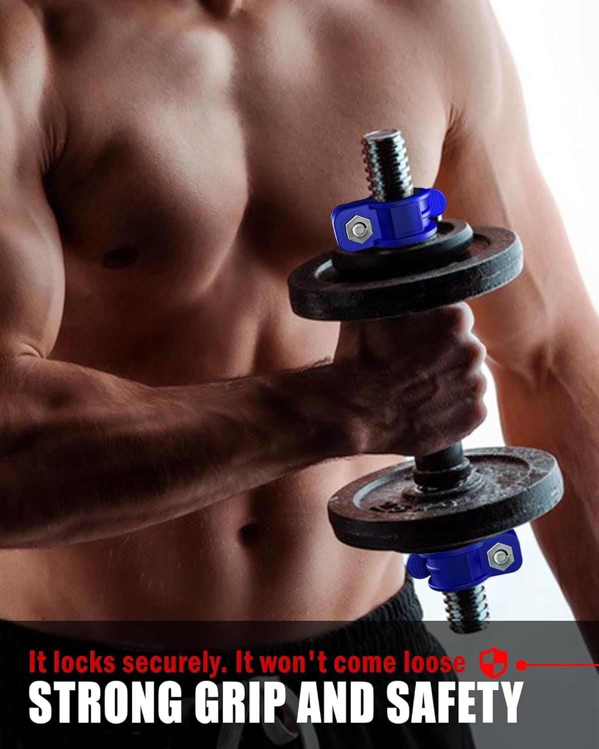 Mini Barbell Clips 1 inch I Multi-Size Adjustable Barbell Collar I 1 inch Barbell ClampsIQuick Release Weight Clips Pair of Locking for Dumbbell Bar