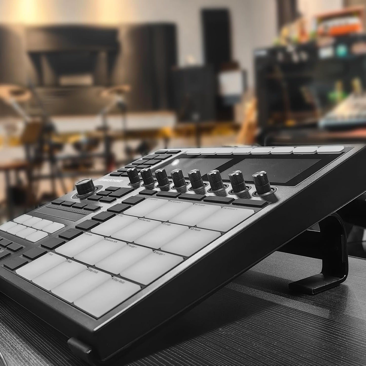 Aluminum Drum Controller Stand Portable Cooling Stand Compatible with NI Maschine Plus MK3/Ableton Push 3