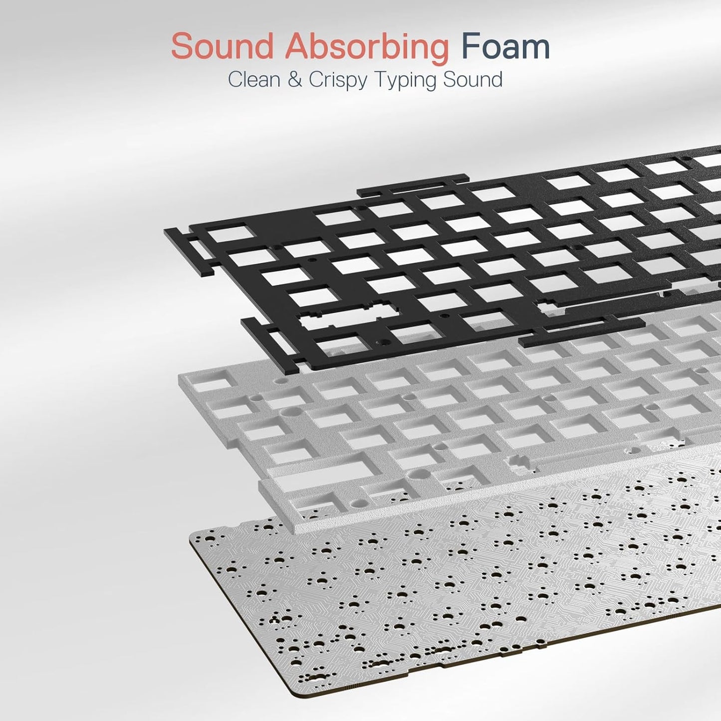 Redragon K668 RGB Gaming Keyboard, 108 Keys Wired Mechanical Keyboard w/Extra 4 Hotkeys, Sound Absorbing Foams, Upgraded Hot-swappable Socket, Mixed Color Keycaps x 2 Sets, Red Switch