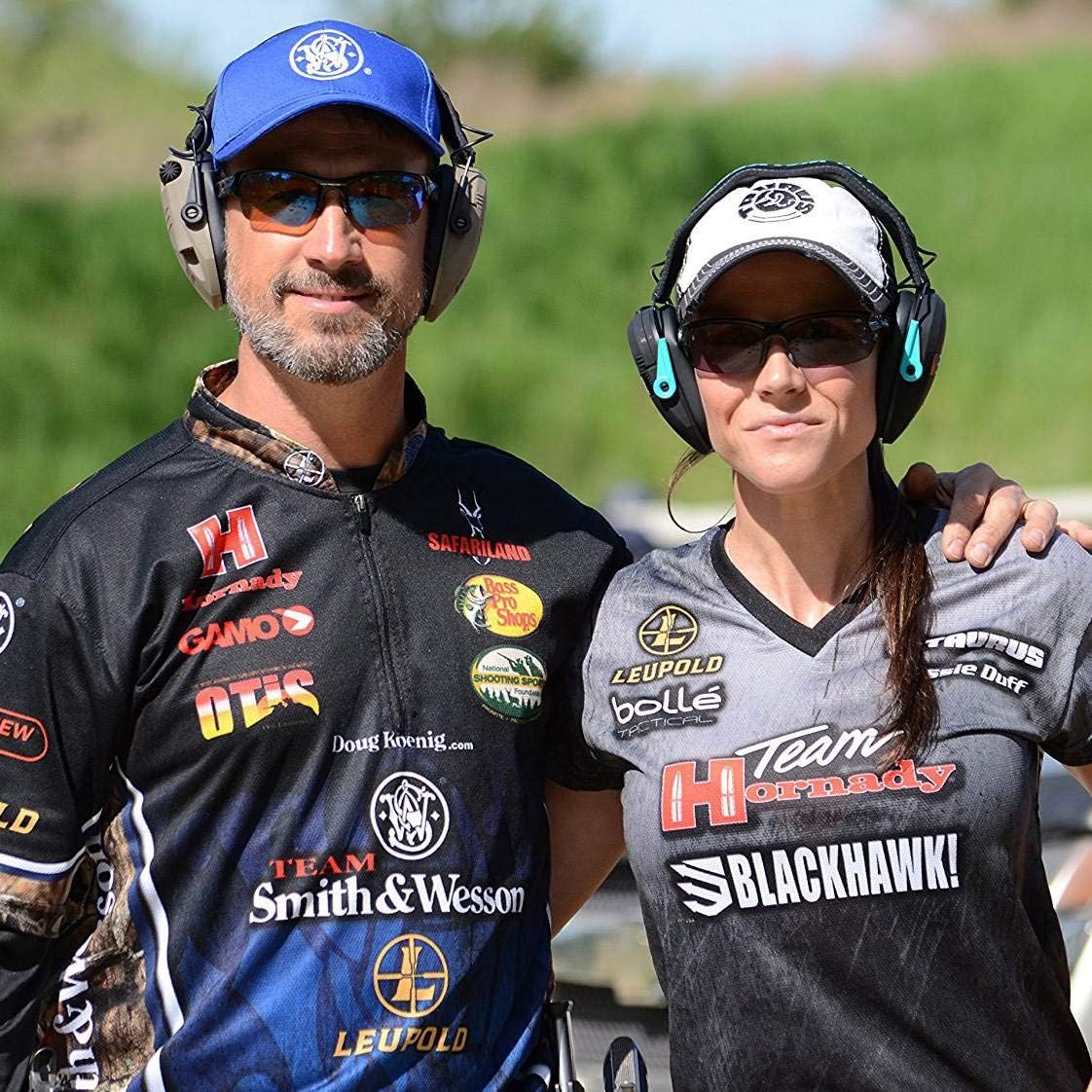 Walker's Razor Slim Ultra Low Profile Compact Design Adjustable Range Shooting Hunting Hearing Protection Electronic Earmuffs