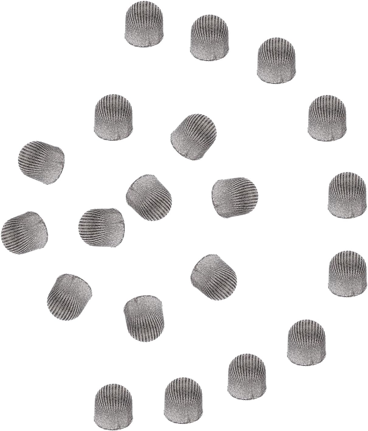 MECCANIXITY 10Pcs Replacement Fiber Mesh Tips for Stylus Pens 7mm Suitable for Capacitive Touch Screen,High Sensitivity,Soft,No Scratch Screen Pen Tip