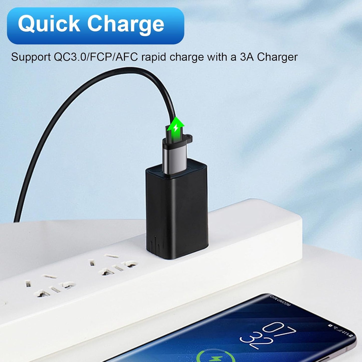 USB C Female to USB Male Adapter 3 Pack, OTG Converter, Type C to USB A Charger Cable Converter Compatible for Apple Watch iPhone 16 15 14 13 AirPods 3 MacBook Samsung S24 Nintendo Switch Car