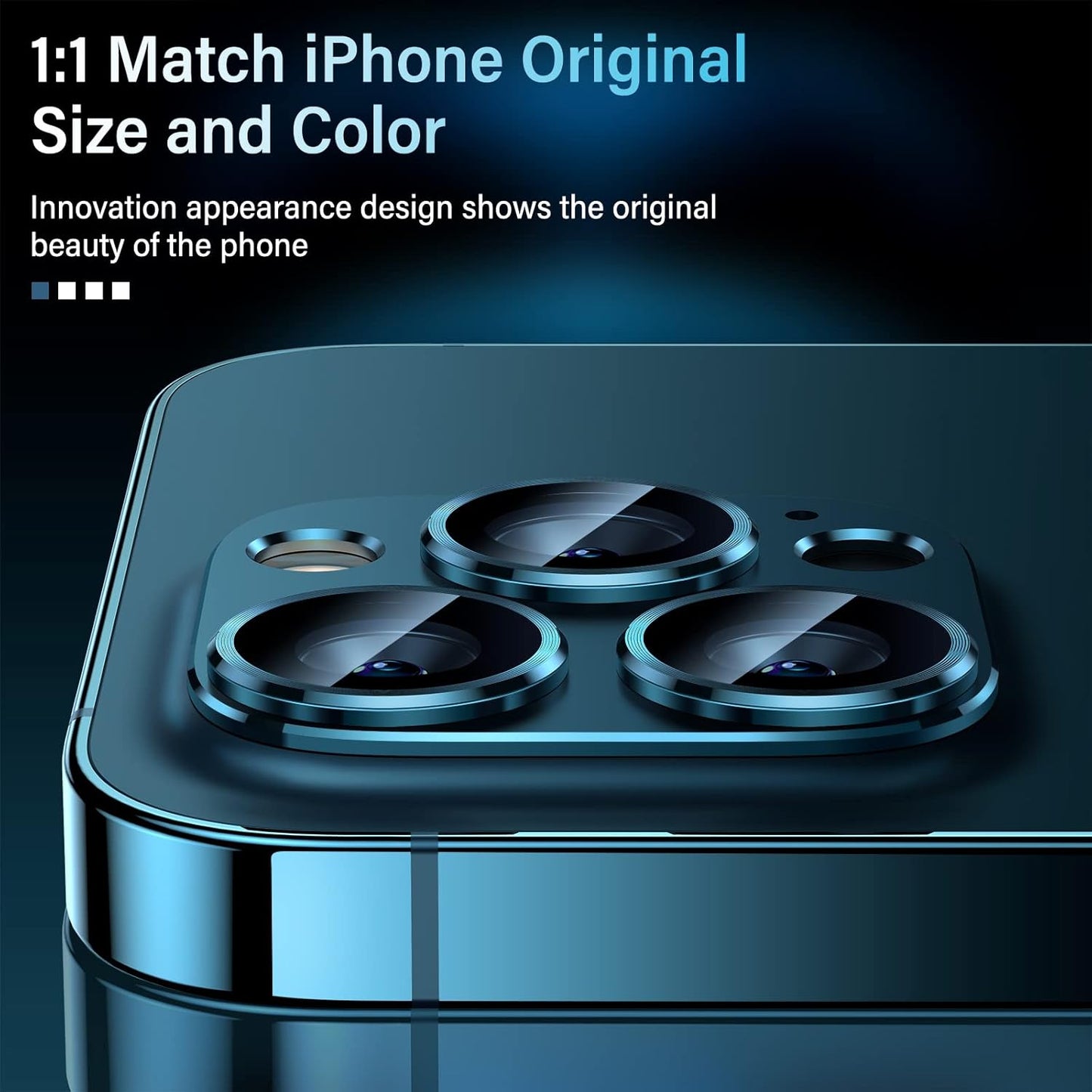 Uyiton Tempered Glass Screen Protector for iPhone 12 Pro Max, 9H Hardness, Scratch Resistant, Easy Installation, Protects Camera Lens