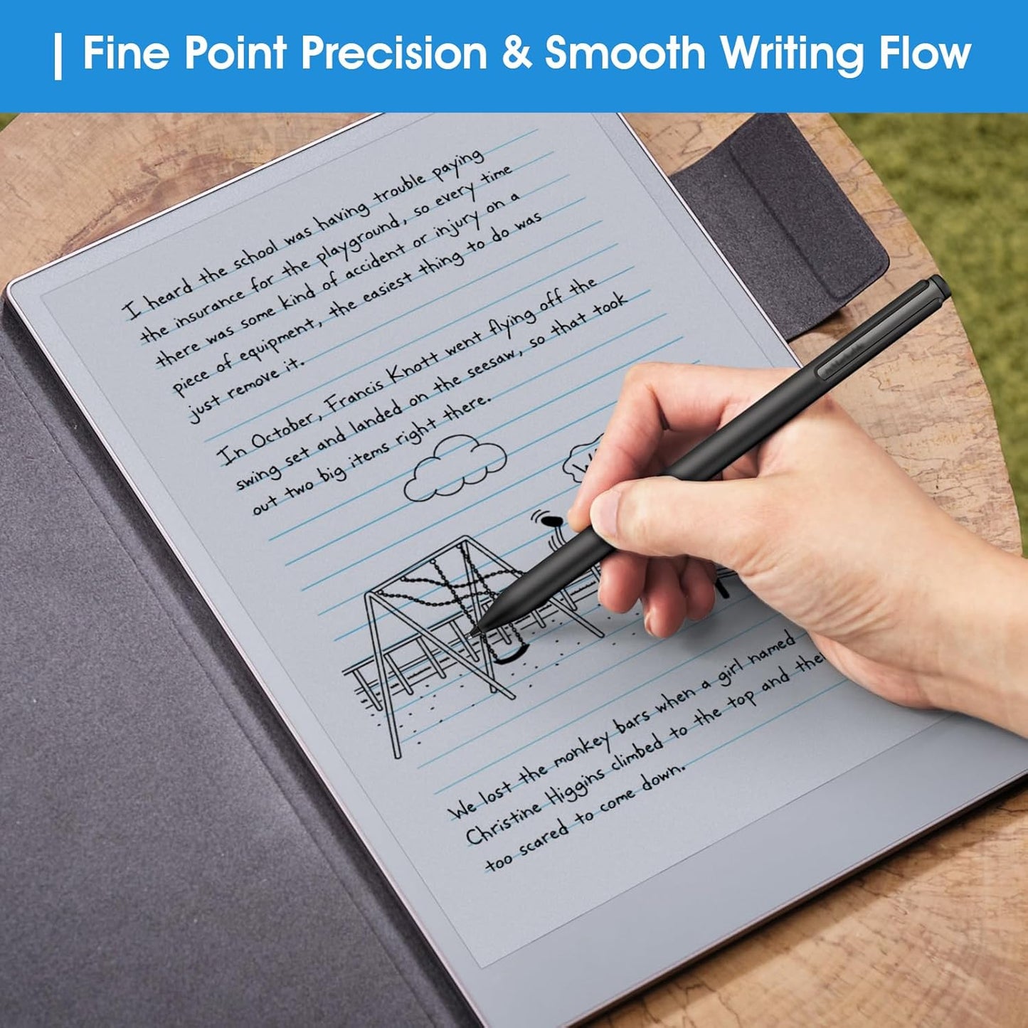 REEYEAR Replacement Tips Set fits for Remarkable Paper Pro Maker Pen, 2 Pack No Wear Out Titanium Alloy Tips, Durable Nibs, Fine Point Design for Precise Writing, Long-Lasting (Not for rM1/2)