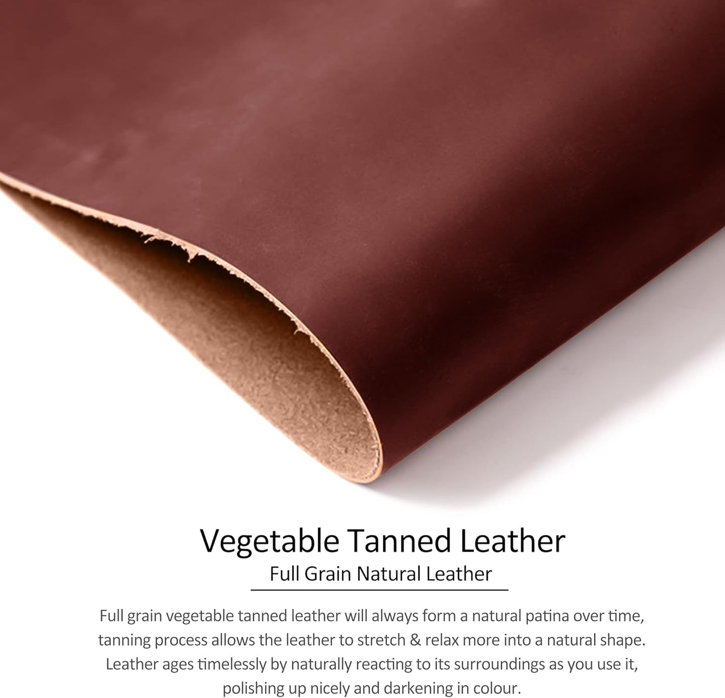 TobbinGear Leather Belt Phone Pouch, Left Handed Leather Cell Phone Holster, Universal Phone Case with Belt Loops, for Men and Women Coffee Medium