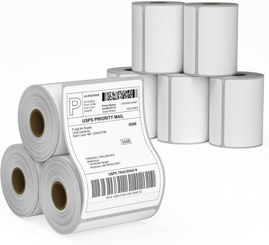 8 Rolls 4XL Labels 4"x6" Direct Thermal Shipping Label Compatible with LabelWriter 4XL 1744907 Thermal Postage Labels, 220 Labels/Roll
