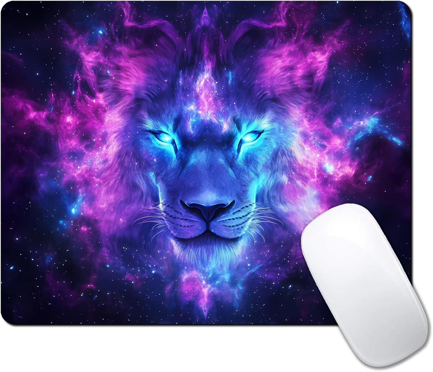 Cartoon Anime Elephant Custom Mouse Pad with Non-Slip Rubber, Small Square Design for Wireless Laptop & Computer Mouse Pads for Desk, 9.5 x 7.9 inch Smooth Surface for Gaming & Office