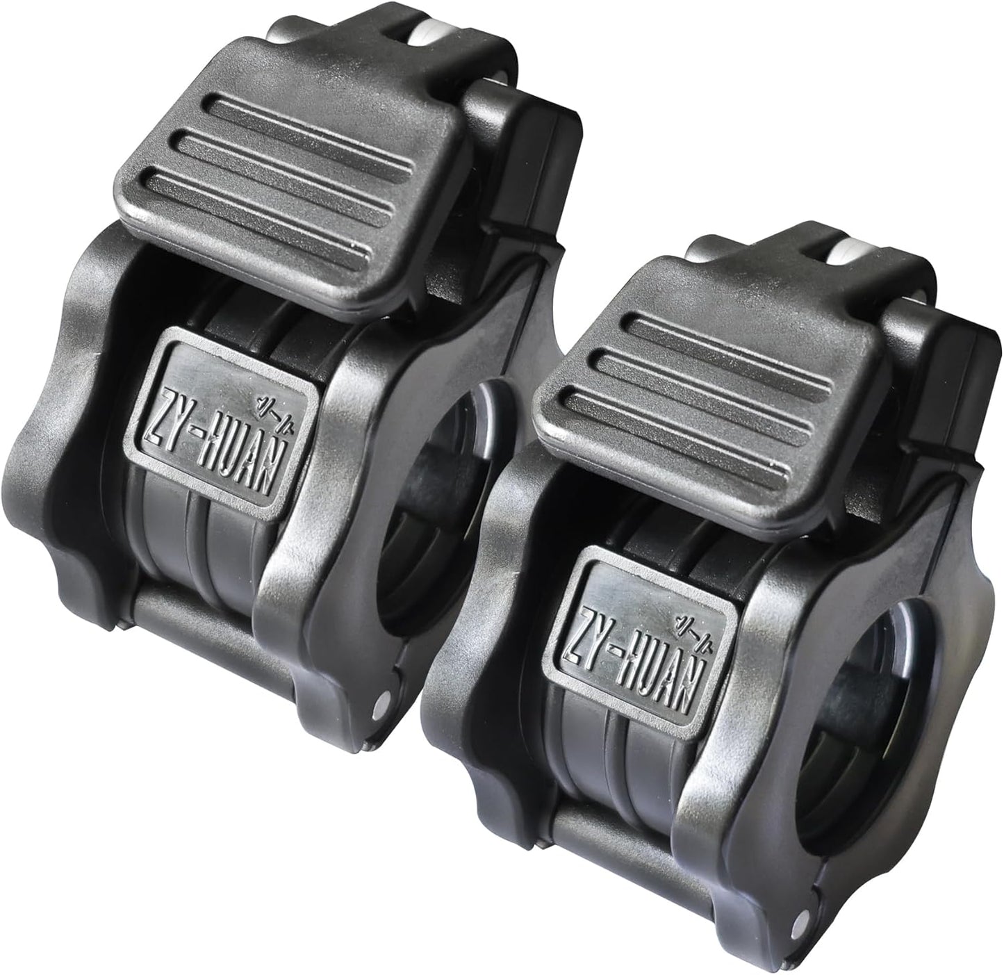 Adjustable Barbell Clips (2-Pack), Fits 0.98-1.1" Olympic & Standard Bars, Secure Locking Collars for Weight Lifting Strength Training