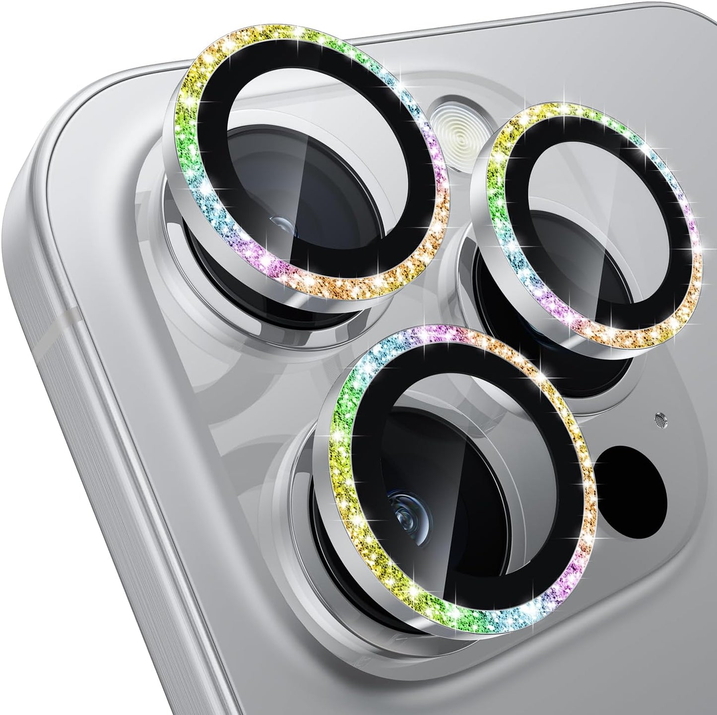 WSKEN for iPhone 16 Pro/iPhone 16 Pro Max Camera Lens Protector - [Original Shooting Model] Shatterproof Ultra HD Tempered Metal Glass Camera Screen Protector Cover Film Accessories