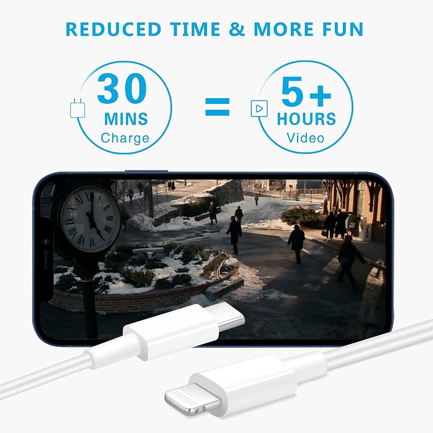 iPhone 14 Charger,Fast Charger iPhone [MFi Certified]Type C Charger USB C to Lightning Cable 20W Fast Charging Adapter Block for iPhone 14/14 Pro/13Pro Max/iPhone 12 Mini/12 Pro Max/11/XS/XR/X/SE/iPad