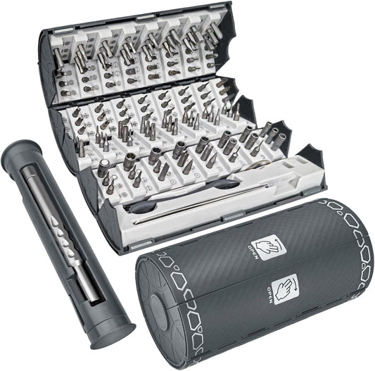 128 in 1 Precision Screwdriver Set,Precision Bit Set,Professional Magnetic Repair Tool Kit with 120 Bits for Electronics, Computer, Laptop, Game Console and Household Appliances