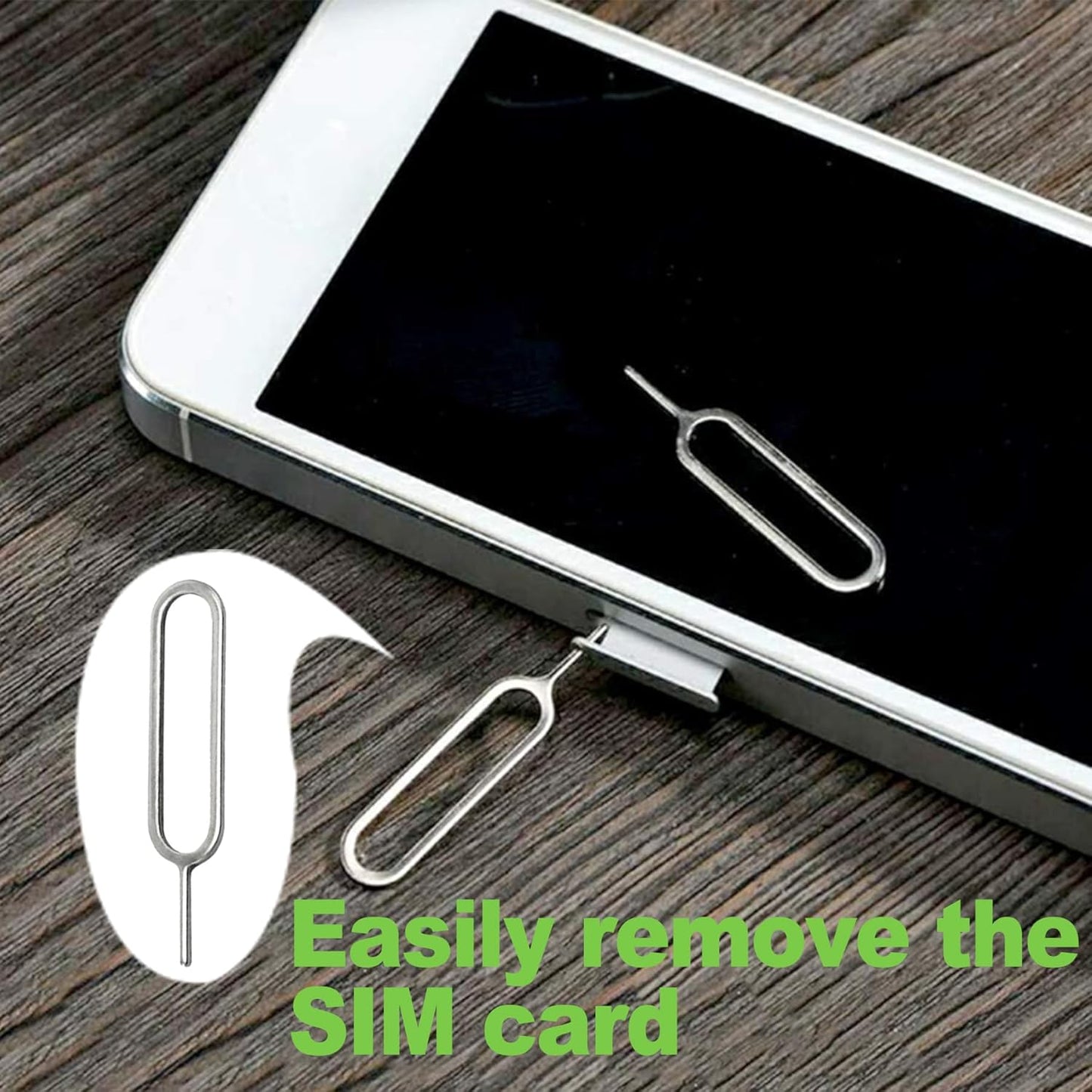 ZukoCert 16 Pieces SIM Card Removal Tool Set, Multi-Functional SIM Ejector Tool, SIM Card Pin, Phone SD Card Removal Tool Key, Universal for Smartphone