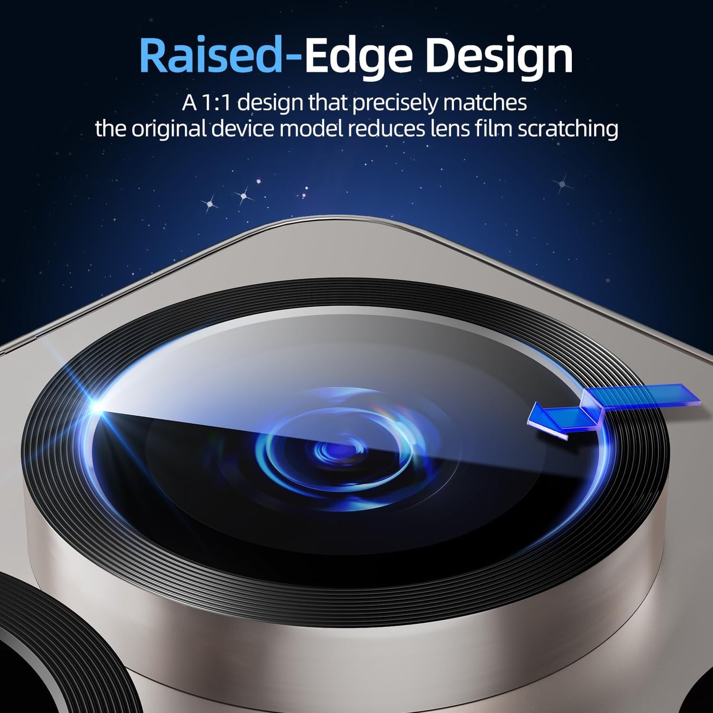 X-it Camera Lens Protector for Samsung S25 Ultra, 9H Tempered Glass, Independent Metal Aluminum Edge Original Protection Design, Suitable for Phone Case, Anti-scratch, Anti-reflective,Pinkgold