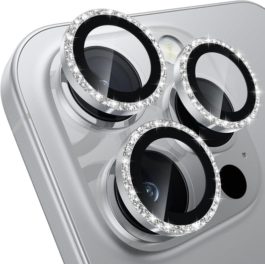 WSKEN for iPhone 16 Pro/iPhone 16 Pro Max Camera Lens Protector - [Original Shooting Model] Shatterproof Ultra HD Tempered Metal Glass Camera Screen Protector Cover Film Accessories