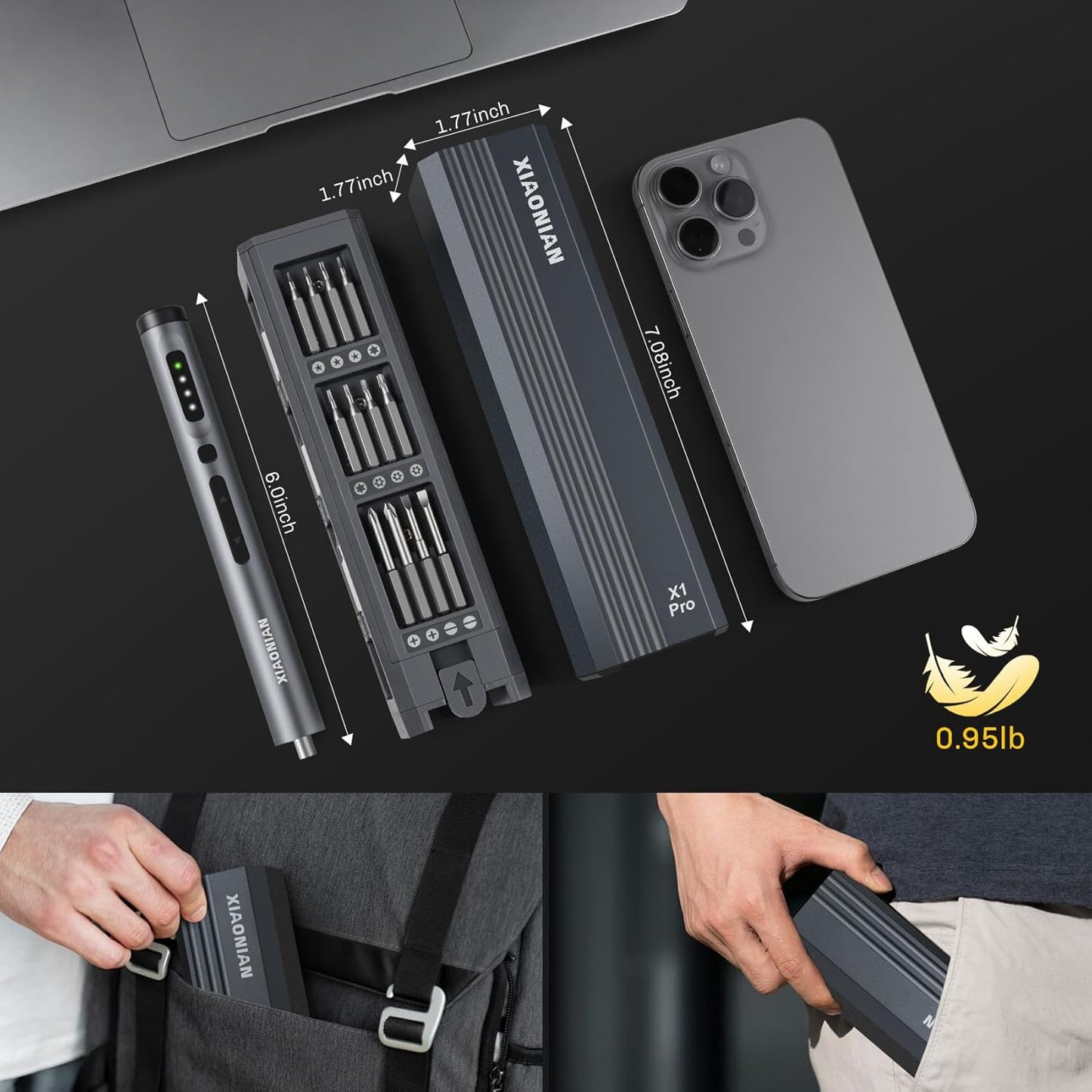 3.7V Precision Electric Screwdriver Set,50 IN 1 Small Power Magnetic Storage Mini Electric Screwdriver Cordless Set USB Charging Repair Tool Kit for Electronics Laptop Phone Camera Glasses Watch