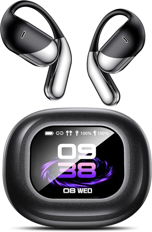 AI Translation Earbuds 144 Languages Real-Time 2-Way Voice Translator Earphones, Bluetooth 5.4 OWS Open-Ear Comfort, Hi-Fi Music & Call, Smart Touch+App, Gift for Travel Business Language Learning