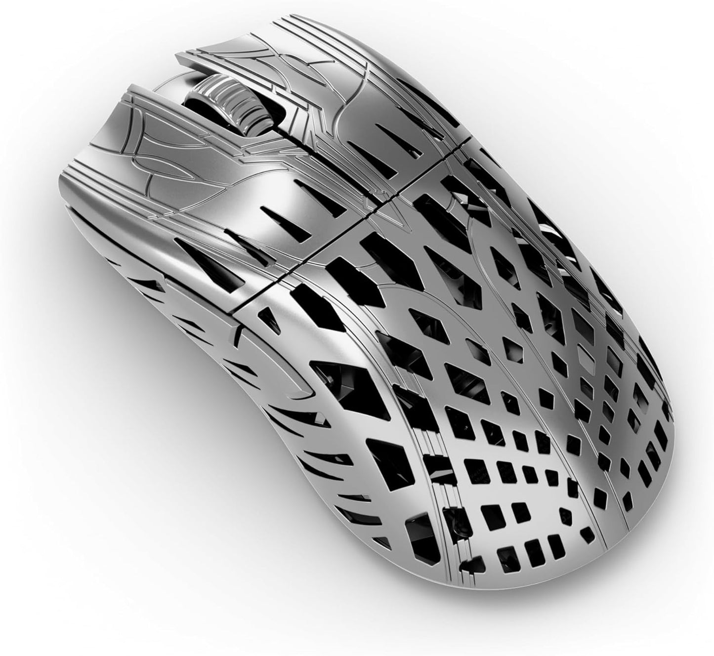 PWNAGE Trinity Wireless Gaming Mouse 8kHz - 39 Grams Ultralight Esports Pro Gamer Flawless Professional Custom Xero PAW3950 Optical Sensor 36,000 DPI - 8000Hz -100% PTFE Skates Symm 2 -Platinum