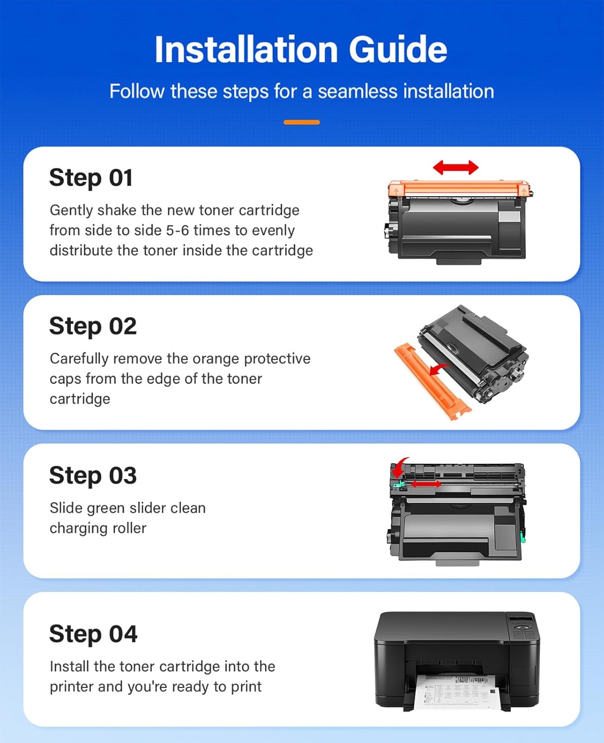 TN850 Black Toner Cartridge 2-Pack High Yield Compatible for Brother TN-850 850 Toner HL-L6200DW L6200DWT L5200DW L5100DN L6400DW MFC-L5800DW L5700DW L6700DW L6800DW DCP-L5600DN Printer Ink All-in-One