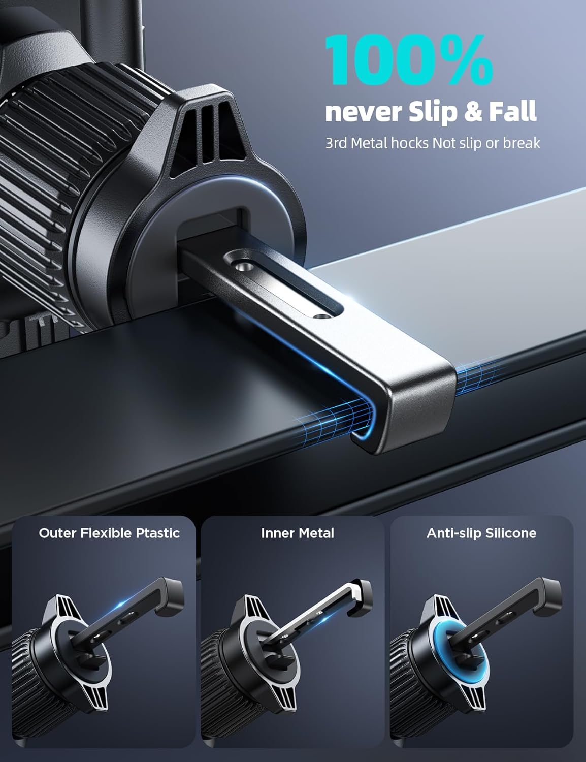 JOYROOM Wireless Car Charger Mount【Dual Coil】 Car Phone Holder Charger with Auto Smart Clamping Alignment for iPhone 16 Pro Max 15 14 13 12 11 Pro Max, Samsung Flip, Galaxy S24/S24/S22/21Ultra