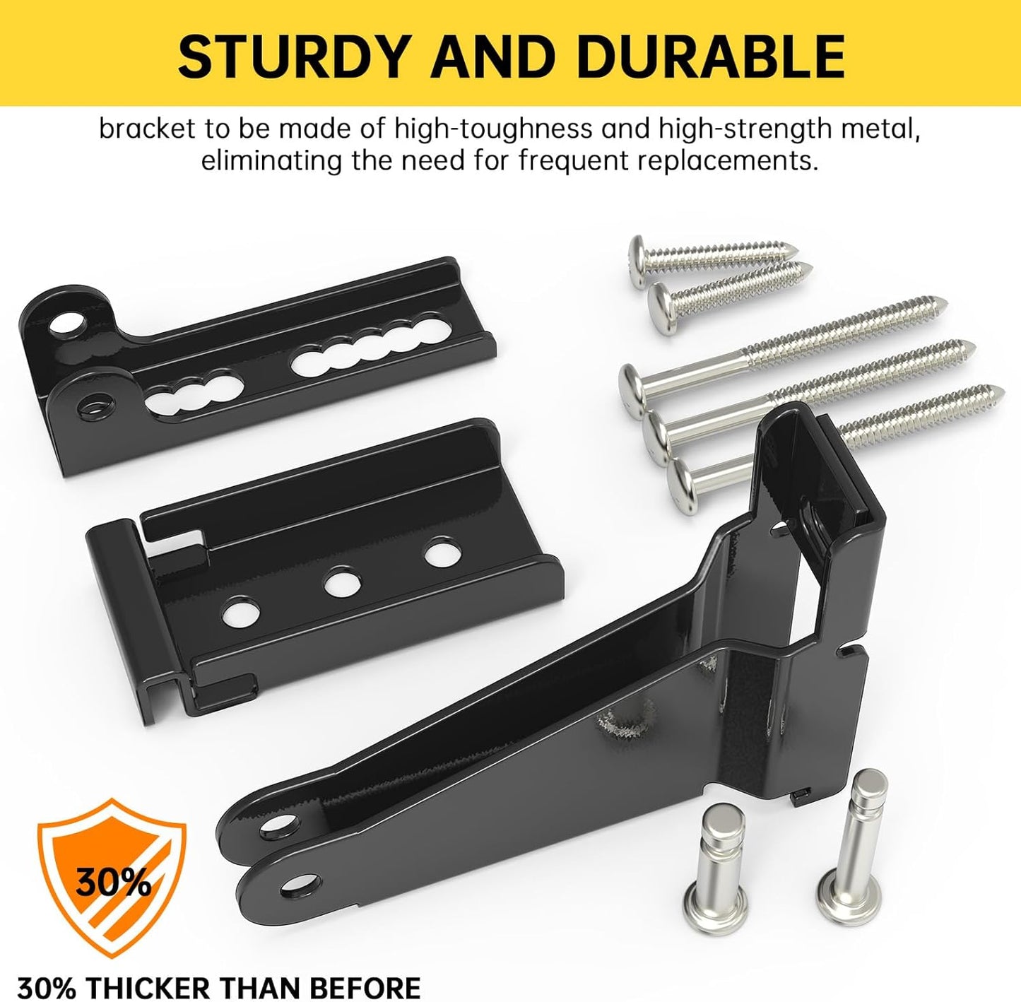 Thickened Storm Door Closer Bracket，Repair Jamb Bracket Compatible with Andersen，Durable Screen Door Closer Replacement Parts Kits with Emco/Larson/Pella, Protecting Doors from Damage from Winds