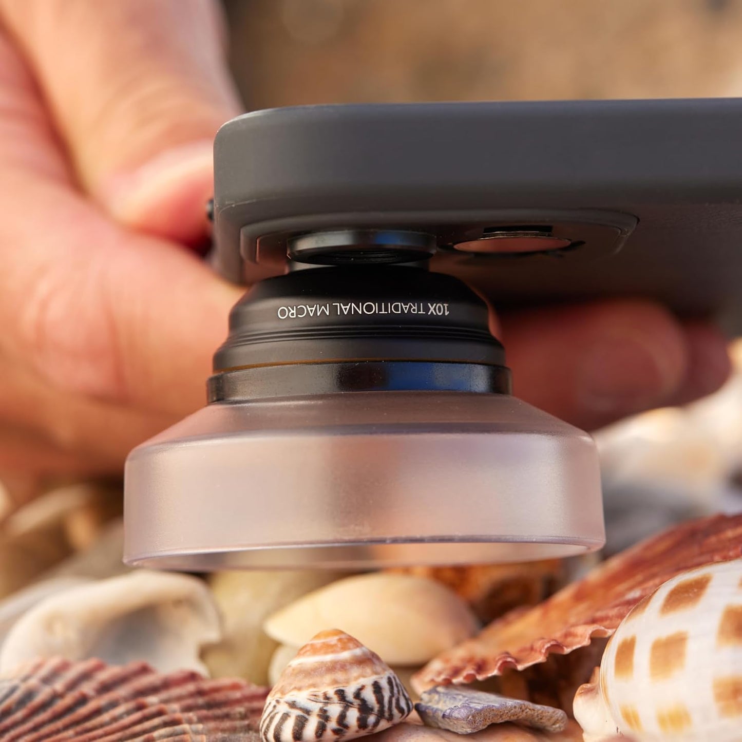 ShiftCam LensUltra 10x Traditional Macro Phone Camera Lens – 10x Magnification, 10–15mm Focus Distance – 25x Detail Capture, Macro Lens for iPhone & Android, Stunning Depth of Field – Lens Only