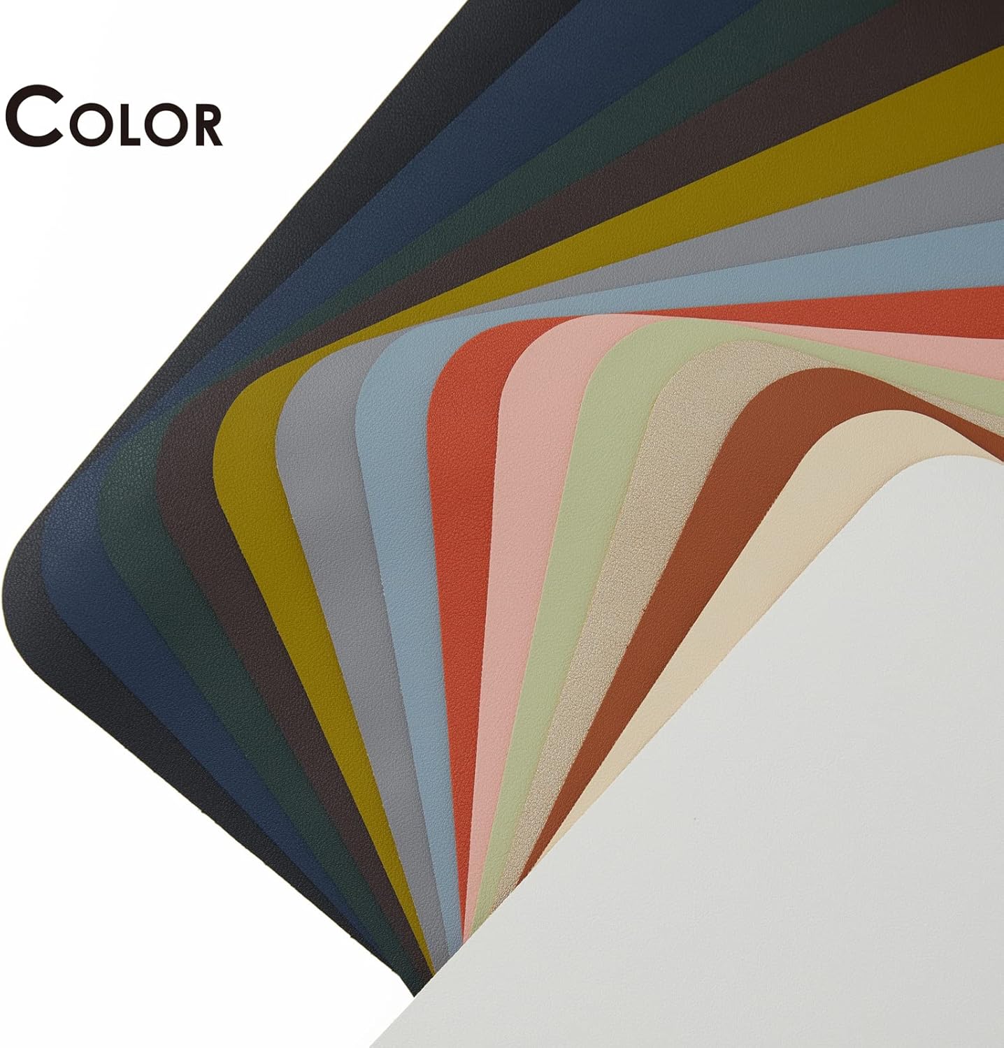 Cork Desk Mat - Dual-Sided Desk Pad for Office and Home - Desk Organization and Accessories - Ideal for Large Mouse Pad and Desk Mats on Top of Desks(Light Blue,90cmx 43cm)