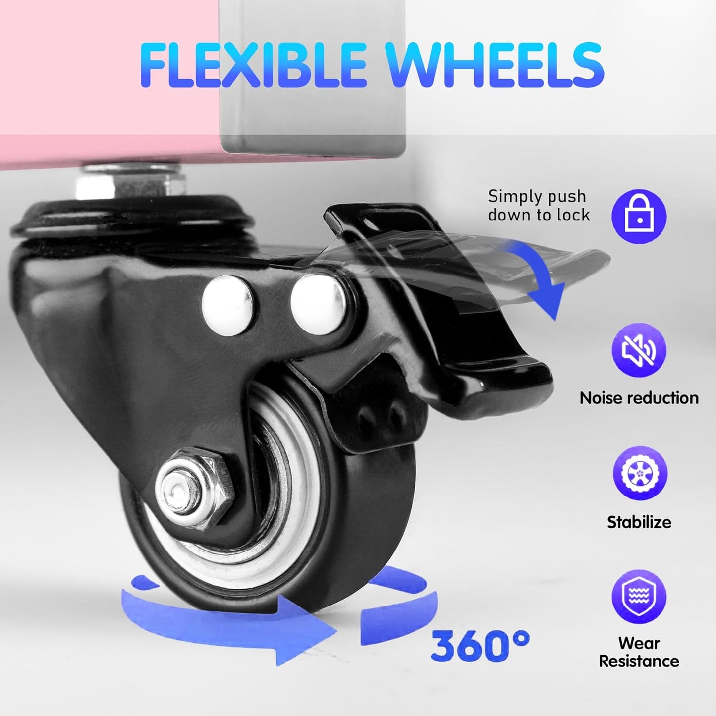 Universal Keyboard Stand, Z-style Heavy-Duty Piano Stand, Adjustable and Portable Piano Keyboard Stand for 61 and 88 Keys, Pink