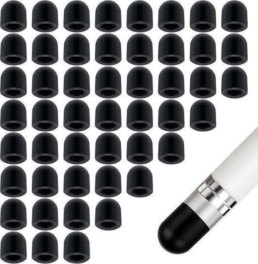 50Pcs Replacement Nibs for Touch Screen Pen, Rubber Tips for Stylus Pens, Soft, No Scratches, Sensitivity and Precision, Universal Stylus Ends (0.24inch/6mm)