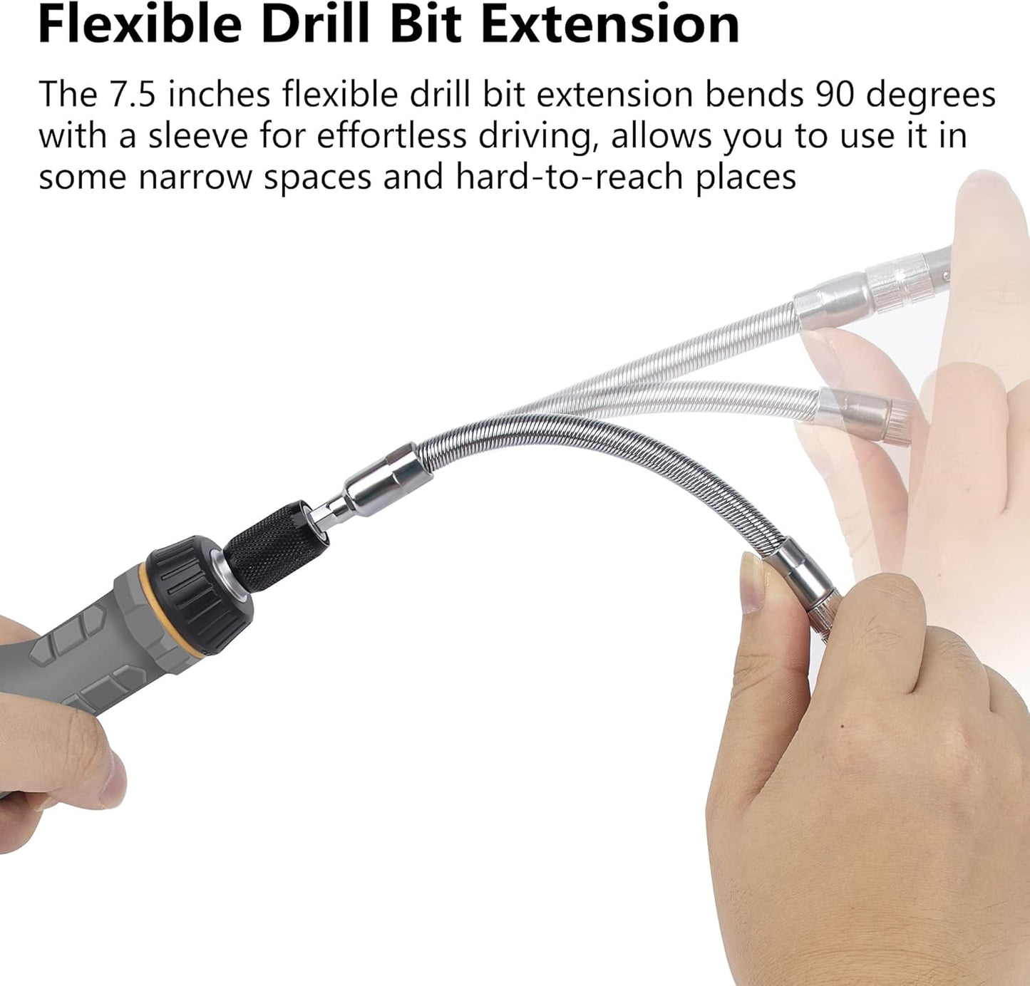 MulWark 63PC Magnetic Ratcheting Screwdriver Bit Set - Multibit Screw Driver with Screwdriver Bits Including Slotted, Torx, Hex, Pozi, Philips, Square; Nut Driver Set for SAE and Metric