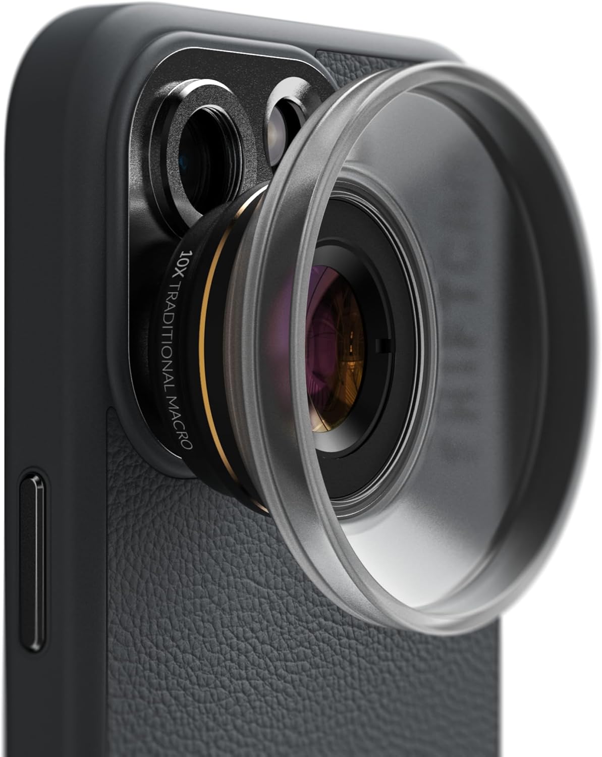 ShiftCam LensUltra 10x Traditional Macro Phone Camera Lens – 10x Magnification, 10–15mm Focus Distance – 25x Detail Capture, Macro Lens for iPhone & Android, Stunning Depth of Field – Lens Only