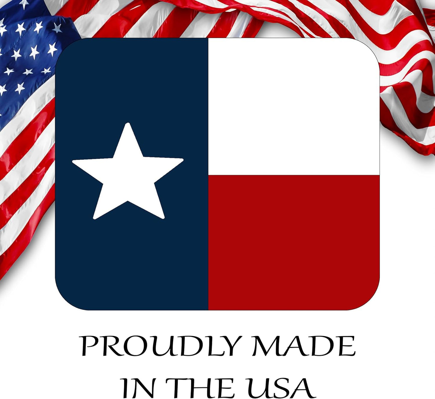 Texas State Flag Mouse Pad Mat Mousepad for Desk Computer Laptop PC Gaming Home or Office Gift for Texan TX (Texas MP56)
