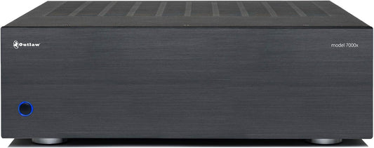 Outlaw Model 7000x 7000 x 7-Channel Power Amplifier | 7x130 Watts Continuous | High Current Amplifier | XLR & RCA Inputs |