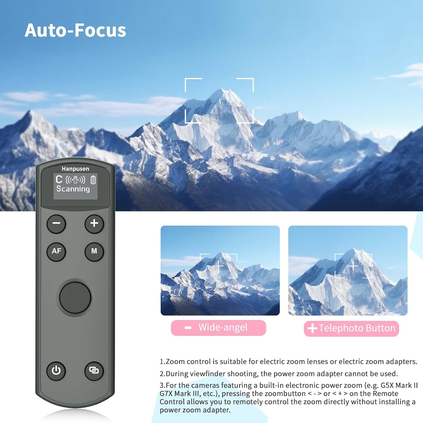 for Canon Rechargeable Camera Remote Control,Wireless Shutter Release Compatiable with EOS R,R5,R6,R50,R100,M6 Mark II,G5X Mark II,G7X Mark III,Rebel T7i,T8i,SL2,SL3,M50,M200;Replaces BR-E1