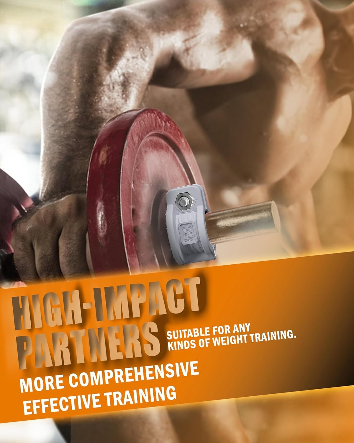 MAXRICH Barbell Clamp 1 inch Multiple Sizes & Adjustable Weight Clips for Quick Release Barbell Collars