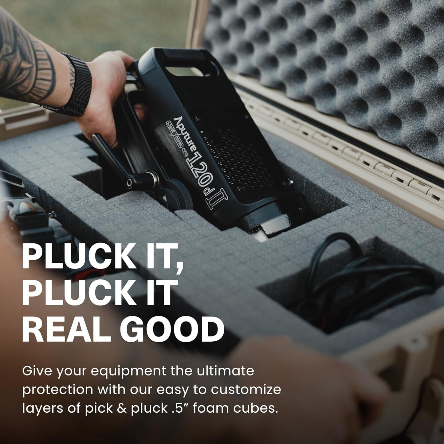 Condition 1 25" Large Waterproof Hard Case Model 839 with Foam, Portable Protective Storage Box for Travel, Hunting, Military, Tactical, Made in USA, 24.50"x 19.46"x8.41" Flat Dark Earth