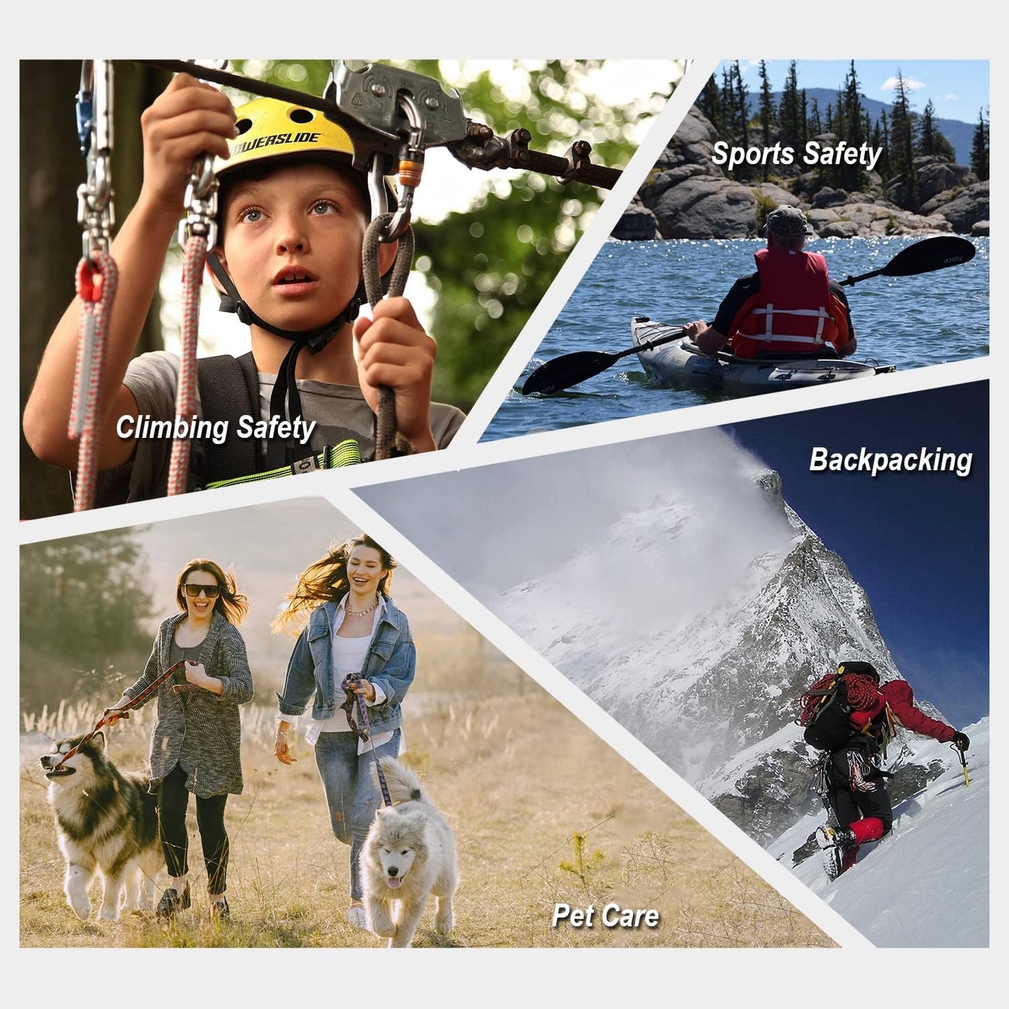 FresKaro UIAA Certified 25KN Auto Locking Climbing Carabiner Clips, Twist Lock, and Heavy Duty Carabiners for Rock Climbing, Rappelling, and Mountaineering, D Shaped