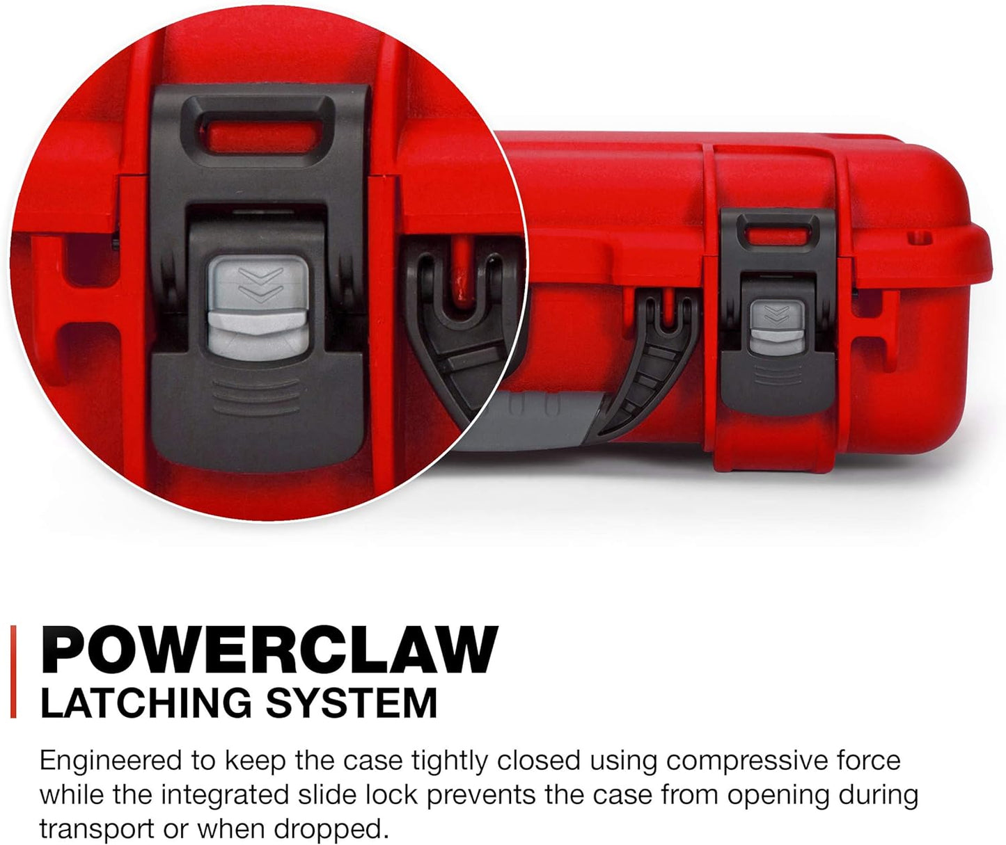 Nanuk 910 Waterproof Hard Case Empty - Red (910-0009)