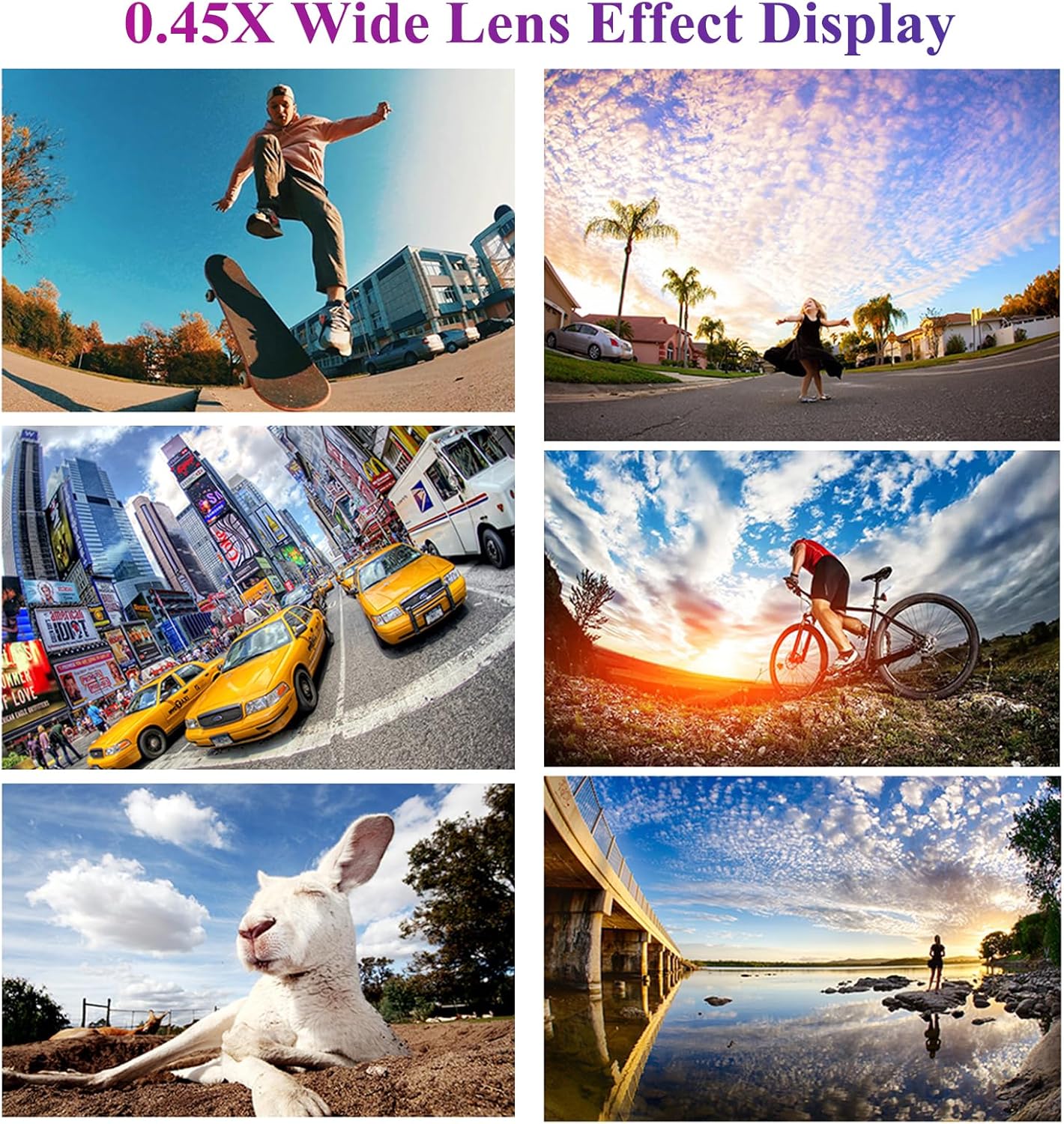 Apexel Phone Camera Lens, 2 in 1 Cell Phone Clip-on Lens Kit 0.45X Wide Angle Lens 140°+ 12.5X Macro Lens Clip-on iPhone Lens for iPhone Samsung and Most of Android Smartphone